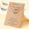 Wholesale Fine Throwing Oil Pressure Heart Shaped Knot Buckle Necklace In Stainless Steel With Polished And Handmade Treatment