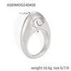 Wholesale Finger Ring 316L Stainless Steel Inlaid Zircon Geometric Light Luxury Style Plated 18K Real Gold Jewelry