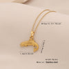 Wholesale Fish Shaped Stainless Steel Pendant Clavicle Chain Jewelry With Personalized Style