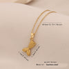 Wholesale Fish Shaped Stainless Steel Pendant Clavicle Chain Jewelry With Personalized Style