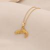 Wholesale Fish Shaped Stainless Steel Pendant Clavicle Chain Jewelry With Personalized Style