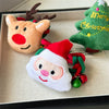Wholesale Flannel Handmade Christmas Hair Loop Headwear For Women With Elk And Cartoon Elements