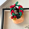 Wholesale Flannel Handmade Christmas Hair Loop Headwear For Women With Elk And Cartoon Elements
