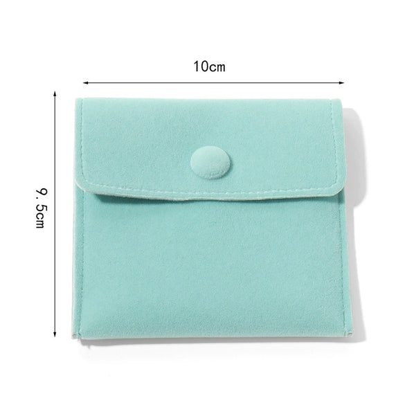 Wholesale Flannel Jewelry Storage Bag With Snap For Rings Necklaces And Earrings