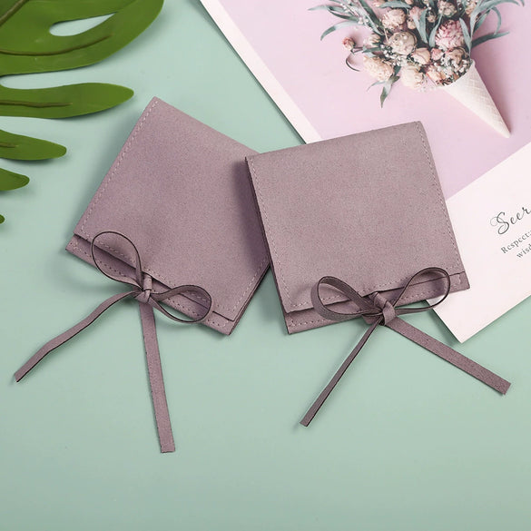 Wholesale Flap Bag Jewelry Packaging Bag In Superfine Fiber
