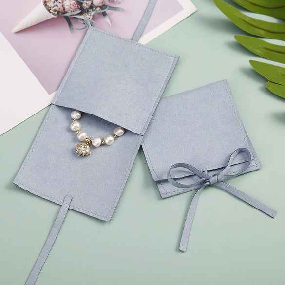 Wholesale Flap Bag Jewelry Packaging Bag In Superfine Fiber