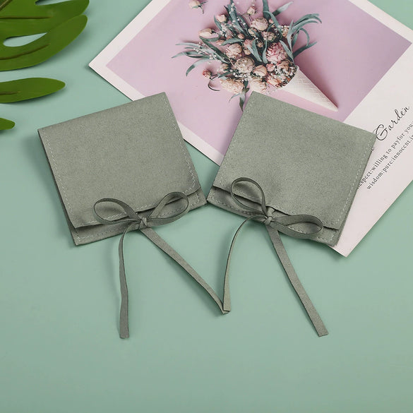 Wholesale Flap Bag Jewelry Packaging Bag In Superfine Fiber