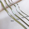 Wholesale Flat Snake Bone Blade Chain Necklace In Titanium Steel With Rhombus Pattern For Unisex