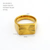 Wholesale Floral Heartshaped Square Geometric Stainless Steel Electroplated Ring For Women And Unisex In Niche And Minimalist Style