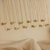 Wholesale Flower Pendant Necklace Copper Gold Plated Decorative Three Dimensional Leaves Design