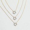 Wholesale Flower Style Brass Plated 18K Gold Color Pendant Necklace For Women