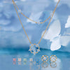 Wholesale Flower Style Brass Plated 18K Gold Color Pendant Necklace For Women