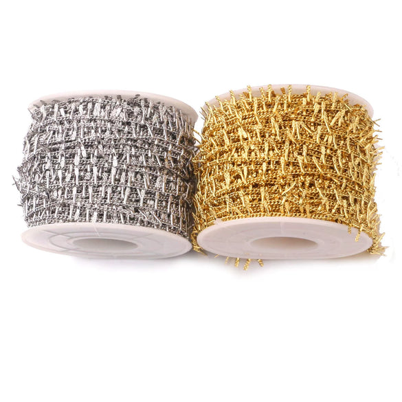 Wholesale Foot Chain Stainless Steel Bead Chain Electroplated Jewelry Chain Accessories
