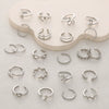 Wholesale Foot Ring Fashion Love Feather Leaves Crescent Geometric Style Zinc Alloy Electroplated Women's