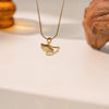 Wholesale Fourleaf Clover Rhombus Sweet And Cool Geometric Style Electroplated 18K Gold Steel Sweater Chain Jewelry For Women