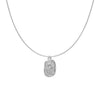 Wholesale French Retro Embossed Tulip K Goldplated Titanium Steel Pendant Necklace For Women
