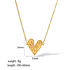 Wholesale French Retro Light Luxury Design Stainless Steel Jewelry Suit With Love Water Drops Bell Pattern Electroplated For Women