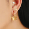 Wholesale French Retro Style Stainless Steel Insects Animals Zodiac Earrings