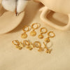 Wholesale French Retro Style Stainless Steel Insects Animals Zodiac Earrings