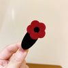 Wholesale French Retro Velvet Flower Pure Handmade Hairpin For Women