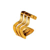 Wholesale Fresh And Minimalist Geometric Stainless Steel Electroplated Open Adjustable Finger Ring For Women