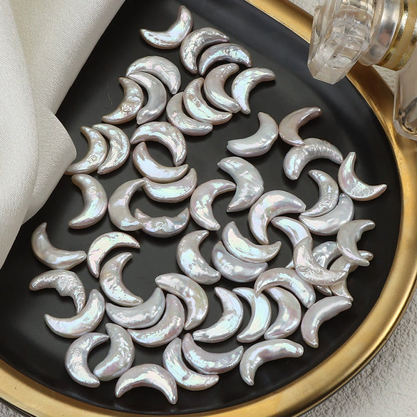 Wholesale Freshwater Baroque Moon Naked Beads For Diy Jewelry