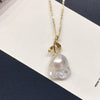 Wholesale Freshwater Baroque Pearl Pendant With Copper Fashionable And Minimalist Style