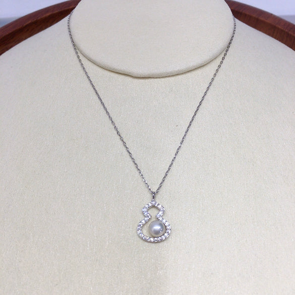 Wholesale Freshwater Pearl Jewelry Set With S925 Sterling Silver And Gourd Shape