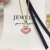 Wholesale Freshwater Pearl Necklace With Love Heart Shaped Pendant Copper Accessories Fashion Ol Style