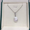 Wholesale Freshwater Pearl Pendant Earrings In Square Baroque Shape
