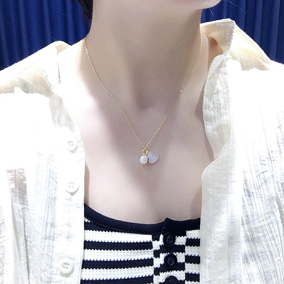 Wholesale Freshwater Pearl Pendant Earrings With Gourd Shape