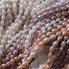 Wholesale Freshwater Pearl Riceshaped Loose Beads For Handmade Accessories Materials