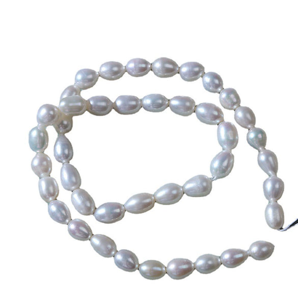 Wholesale Freshwater Pearl Riceshaped Loose Beads For Handmade Accessories Materials