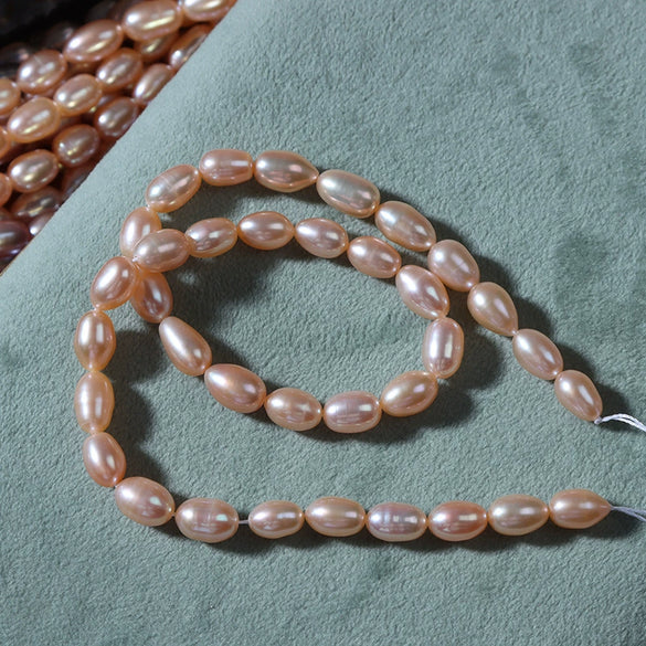 Wholesale Freshwater Pearl Riceshaped Loose Beads For Handmade Accessories Materials