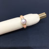 Wholesale Freshwater Pearl Ring Copper Retro Highend French Enamel Open Ring For Women With Flat Round And Bun Round Pearls