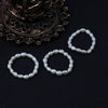 Wholesale Freshwater Pearl Ring Minimalist Unisex Design With Special Shape And Thread Accessory