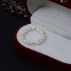 Wholesale Freshwater Pearl Ring Minimalist Unisex Design With Special Shape And Thread Accessory