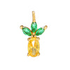 Wholesale Fruit Pendant Jewelry Copper With Zircon And Real Gold Plating For Women