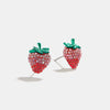 Wholesale Fruit Series Geometric Copper Electroplated Unisex Earrings