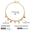 Wholesale Fruit Shape Stainless Steel And Titanium Steel Electroplated Necklace Clavicle Chain For Women