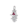 Wholesale Fruit Shaped Copper And Silver Pendant With Zirconia Sweet Style