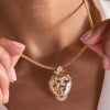 Wholesale Fruit Shaped Copper Electroplated Necklace Unisex Jewelry Accessories