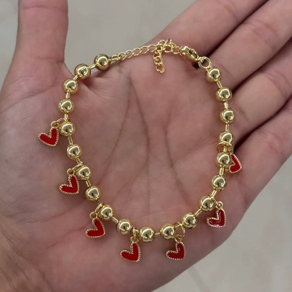 Wholesale Fruit Shaped Copper Plastic Fashionable Bracelet Pendant With Electroplating And Colorful Fruit Pattern