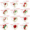 Wholesale Fruit Shaped Copper Ring With Oil Dripping Design Sweet Style For Women