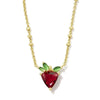 Wholesale Fruit Style Copper Zircon Electroplated Clavicle Necklace