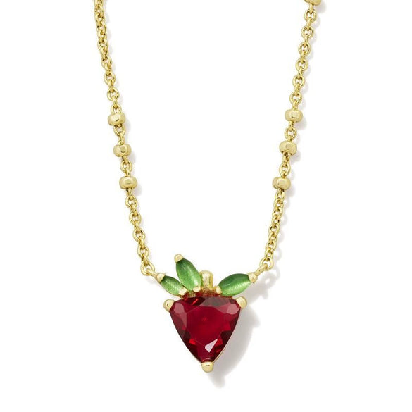 Wholesale Fruit Style Copper Zircon Electroplated Clavicle Necklace