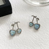 Wholesale Fruit Style Plastic And Resin Earrings For Women With Electroplating