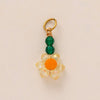 Wholesale Fruit Style Titanium Steel Alloy Gold Electroplated Watermelon Zircon Pendant Necklace For Women
