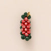 Wholesale Fruit Style Titanium Steel Alloy Gold Electroplated Watermelon Zircon Pendant Necklace For Women