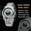Wholesale Fully Automatic Mechanical Men's Watch With Stainless Steel Strap And Round Dial Made Of Alloy And Mineral Reinforced Glass
